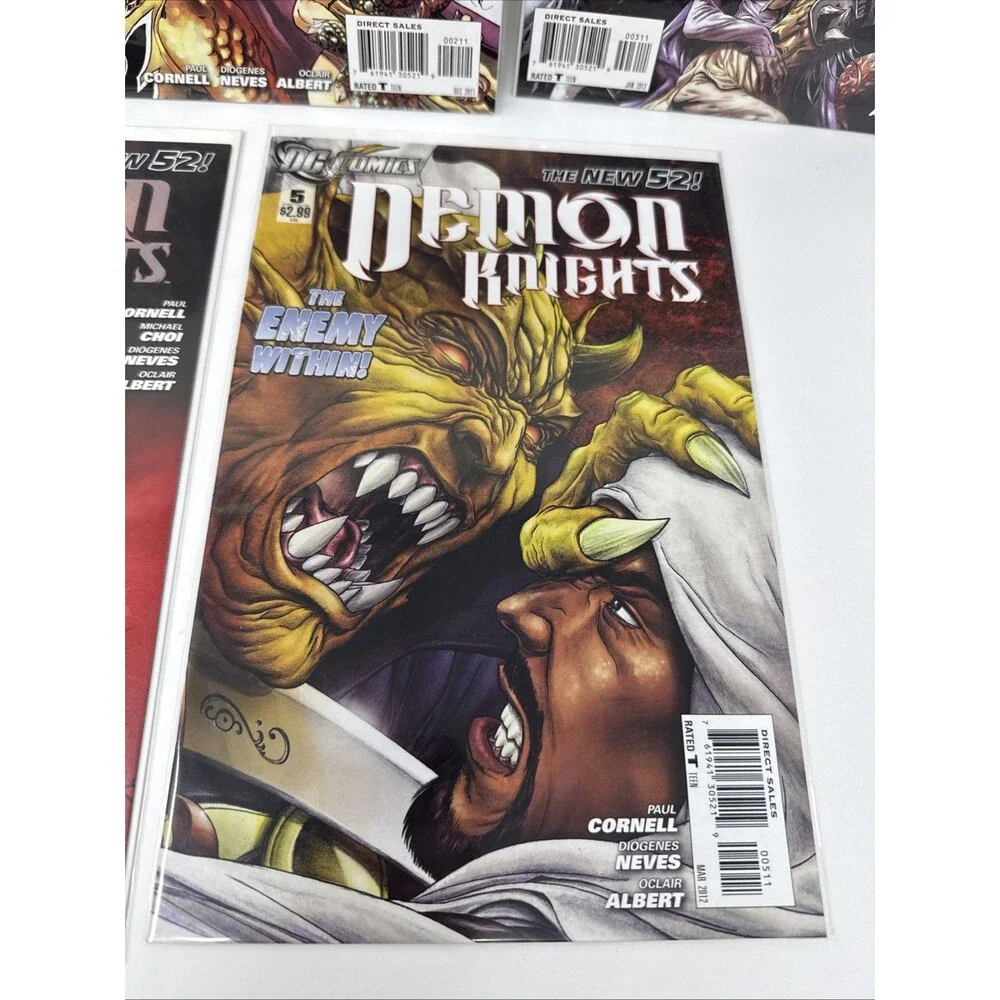 DEMON KNIGHTS The New 52! DC Comics Lot #1-5 1 2 3 4 5 Comic Books